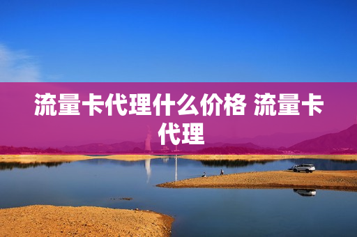 流量卡代理什么价格 流量卡 代理
