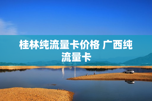 桂林纯流量卡价格 广西纯流量卡
