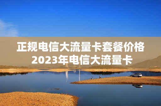 正规电信大流量卡套餐价格 2023年电信大流量卡