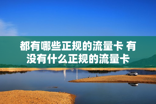 都有哪些正规的流量卡 有没有什么正规的流量卡