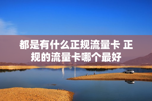都是有什么正规流量卡 正规的流量卡哪个最好