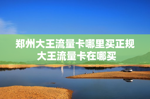 郑州大王流量卡哪里买正规 大王流量卡在哪买