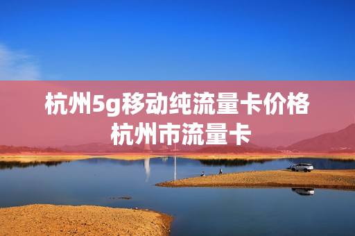 杭州5g移动纯流量卡价格 杭州市流量卡