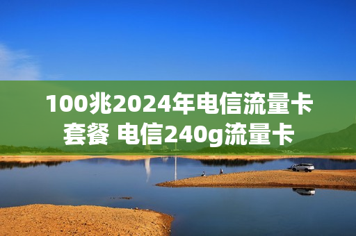 100兆2024年电信流量卡套餐 电信240g流量卡