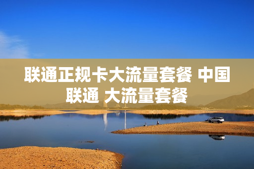 联通正规卡大流量套餐 中国联通 大流量套餐
