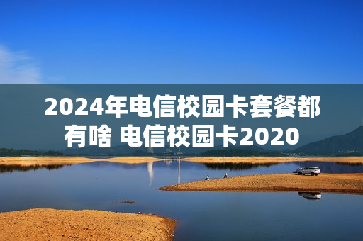 2024年电信校园卡套餐都有啥 电信校园卡2020