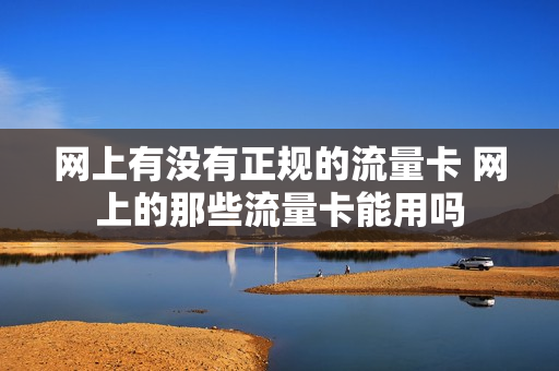 网上有没有正规的流量卡 网上的那些流量卡能用吗