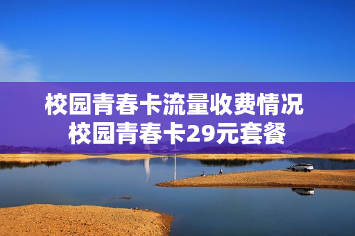 校园青春卡流量收费情况 校园青春卡29元套餐