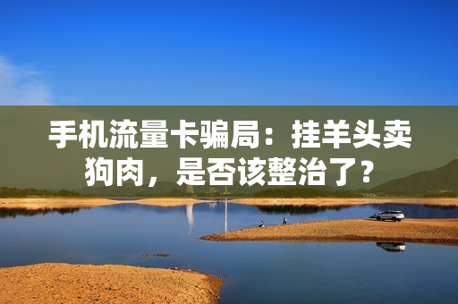 手机流量卡骗局：挂羊头卖狗肉，是否该整治了？
