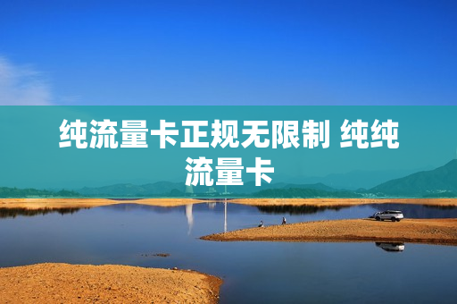 纯流量卡正规无限制 纯纯流量卡