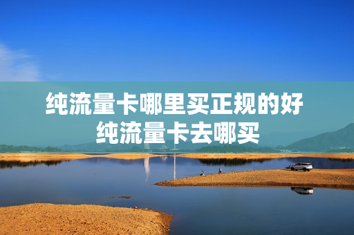 纯流量卡哪里买正规的好 纯流量卡去哪买