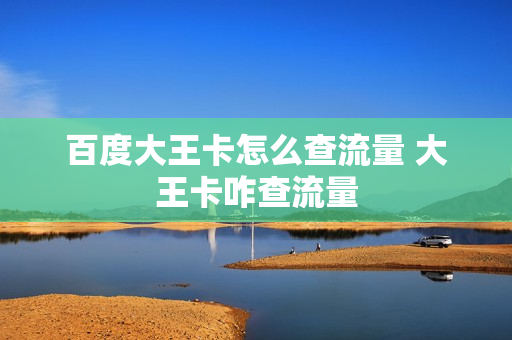 百度大王卡怎么查流量 大王卡咋查流量