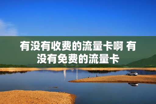 有没有收费的流量卡啊 有没有免费的流量卡
