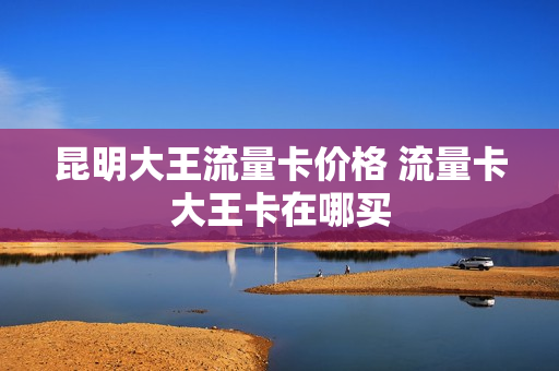 昆明大王流量卡价格 流量卡大王卡在哪买