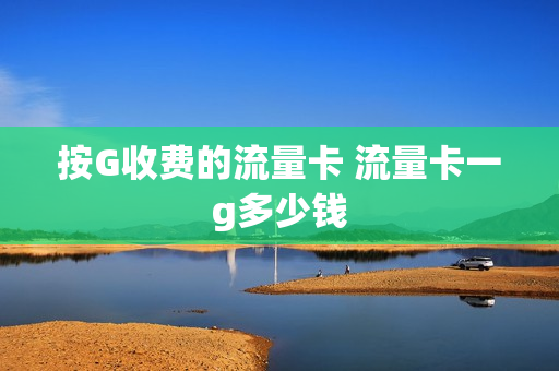 按G收费的流量卡 流量卡一g多少钱