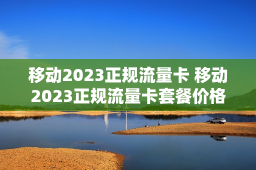 移动2023正规流量卡 移动2023正规流量卡套餐价格