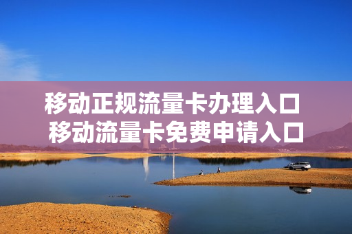 移动正规流量卡办理入口 移动流量卡免费申请入口