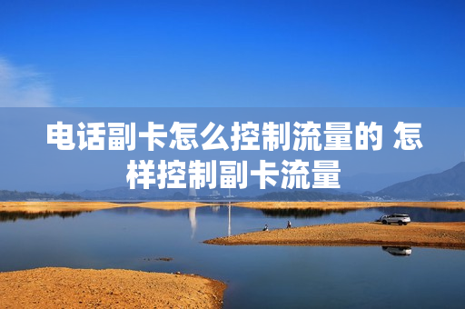 电话副卡怎么控制流量的 怎样控制副卡流量