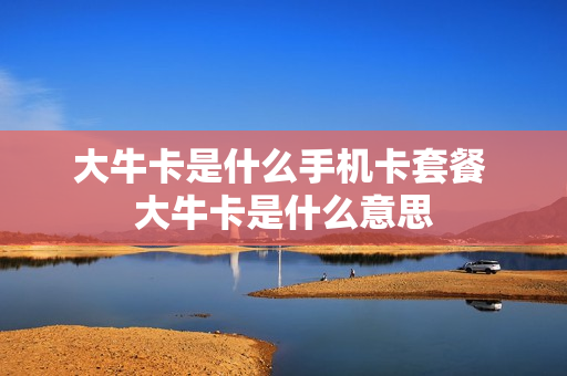 大牛卡是什么手机卡套餐 大牛卡是什么意思