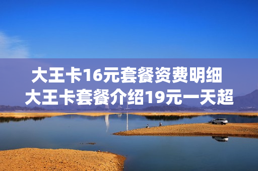 大王卡16元套餐资费明细 大王卡套餐介绍19元一天超过1g