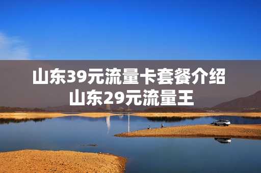 山东39元流量卡套餐介绍 山东29元流量王