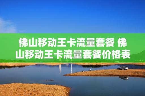 佛山移动王卡流量套餐 佛山移动王卡流量套餐价格表