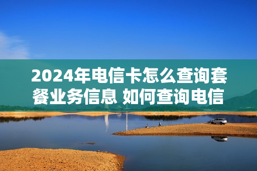 2024年电信卡怎么查询套餐业务信息 如何查询电信手机卡套餐