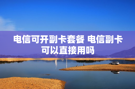 电信可开副卡套餐 电信副卡可以直接用吗