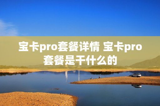 宝卡pro套餐详情 宝卡pro套餐是干什么的