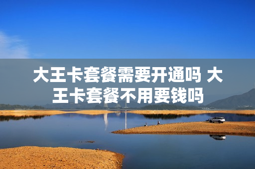 大王卡套餐需要开通吗 大王卡套餐不用要钱吗
