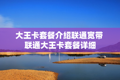 大王卡套餐介绍联通宽带 联通大王卡套餐详细