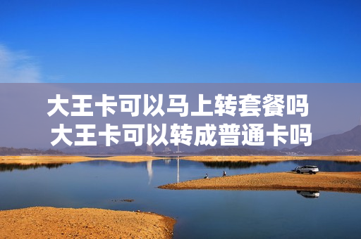 大王卡可以马上转套餐吗 大王卡可以转成普通卡吗