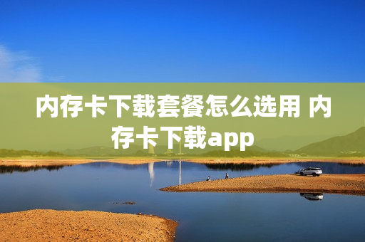 内存卡下载套餐怎么选用 内存卡下载app
