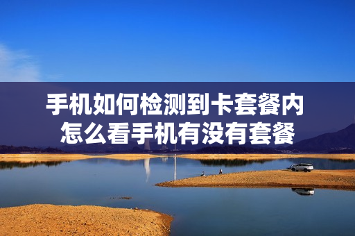 手机如何检测到卡套餐内 怎么看手机有没有套餐