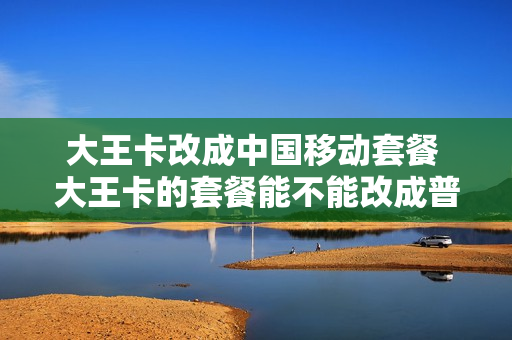 大王卡改成中国移动套餐 大王卡的套餐能不能改成普通套餐
