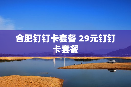 合肥钉钉卡套餐 29元钉钉卡套餐