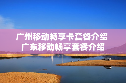 广州移动畅享卡套餐介绍 广东移动畅享套餐介绍