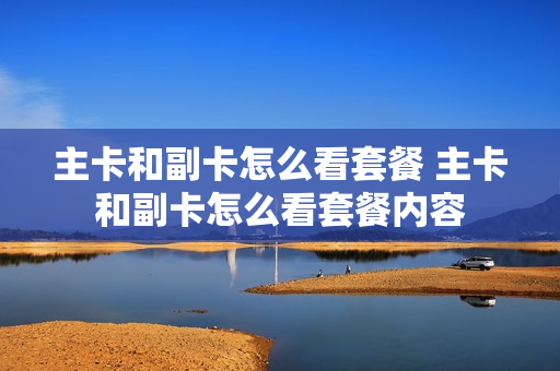 主卡和副卡怎么看套餐 主卡和副卡怎么看套餐内容