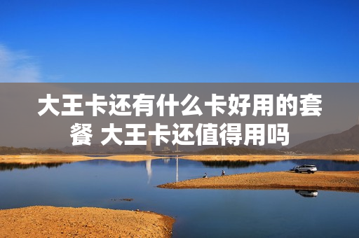 大王卡还有什么卡好用的套餐 大王卡还值得用吗