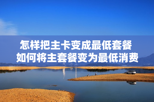 怎样把主卡变成最低套餐 如何将主套餐变为最低消费