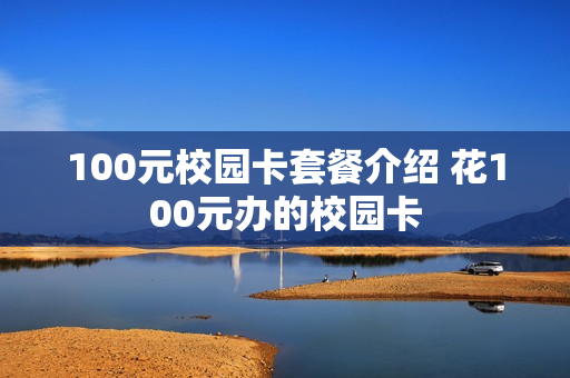 100元校园卡套餐介绍 花100元办的校园卡