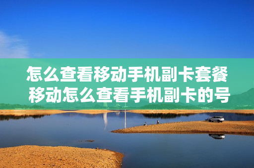 怎么查看移动手机副卡套餐 移动怎么查看手机副卡的号码