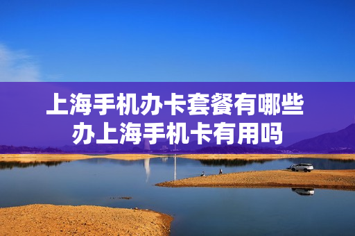 上海手机办卡套餐有哪些 办上海手机卡有用吗
