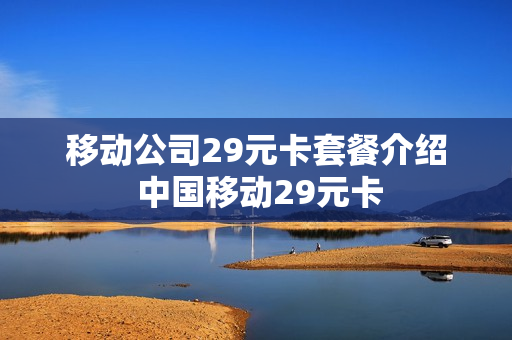 移动公司29元卡套餐介绍 中国移动29元卡