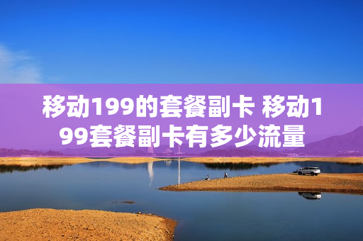 移动199的套餐副卡 移动199套餐副卡有多少流量
