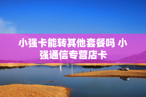 小强卡能转其他套餐吗 小强通信专营店卡