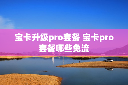 宝卡升级pro套餐 宝卡pro套餐哪些免流
