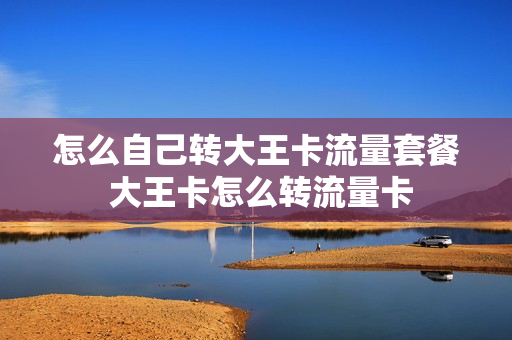 怎么自己转大王卡流量套餐 大王卡怎么转流量卡