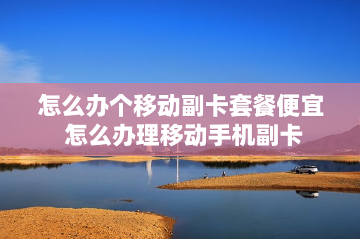 怎么办个移动副卡套餐便宜 怎么办理移动手机副卡