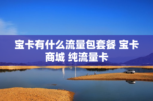 宝卡有什么流量包套餐 宝卡商城 纯流量卡